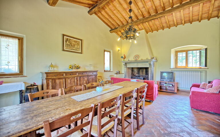 Poggio Conca: Lunchroom, Woonkamer