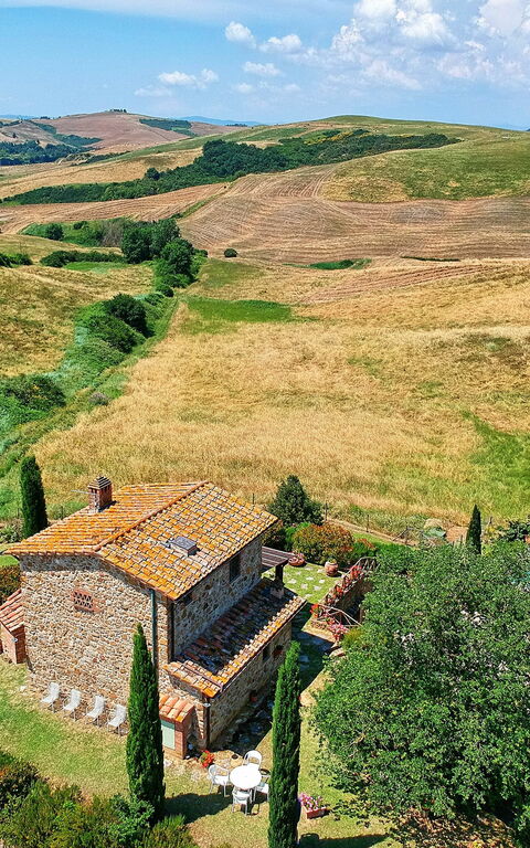 Castelmuzio: Buitenshuis