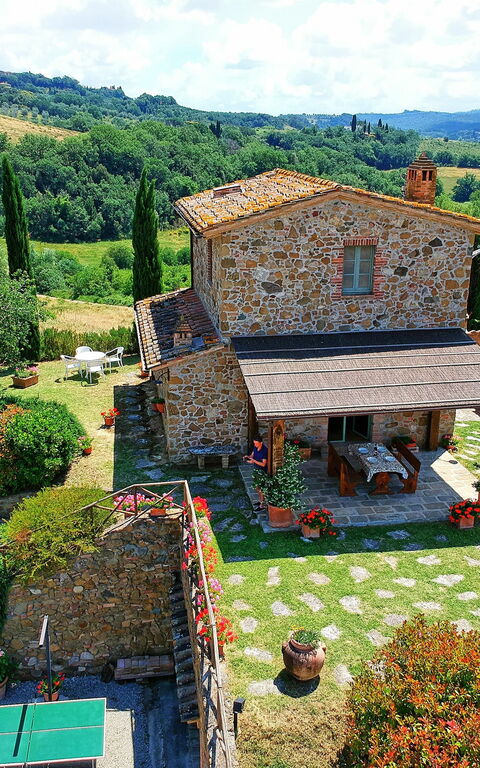 Castelmuzio: Buitenshuis