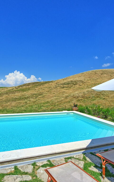 Castelmuzio: zwembad