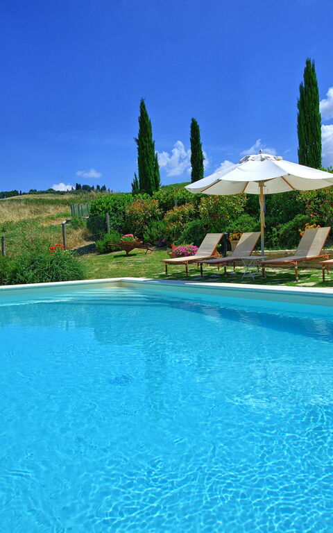 Castelmuzio: zwembad