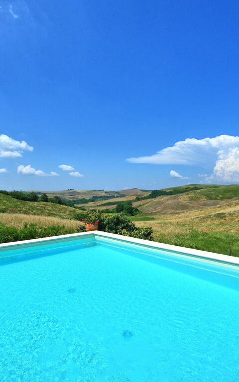 Castelmuzio: zwembad