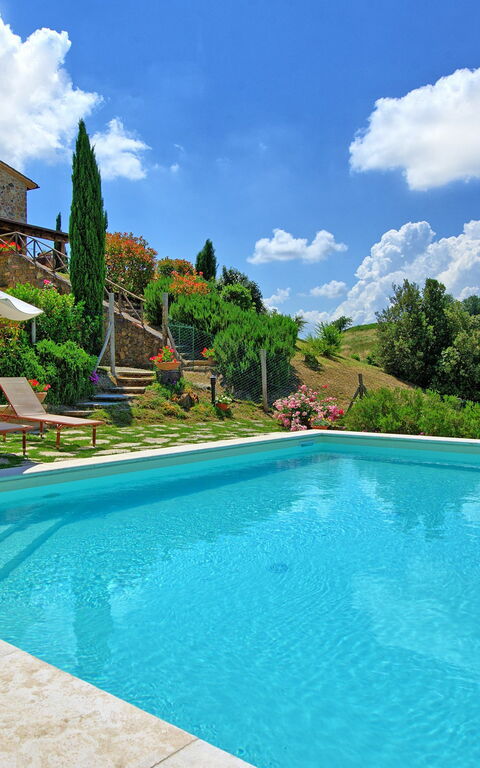 Castelmuzio: zwembad