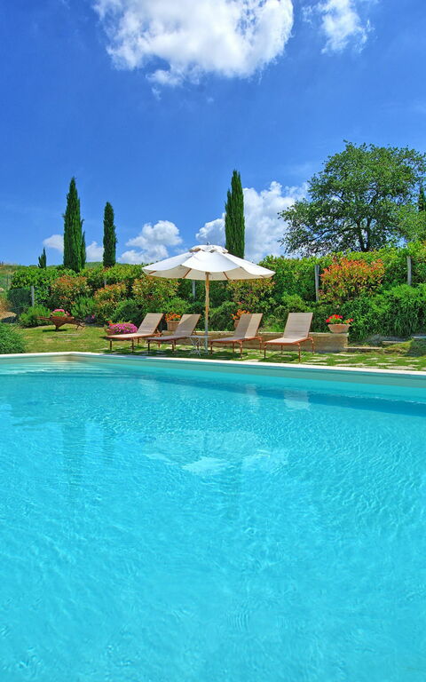 Castelmuzio: zwembad