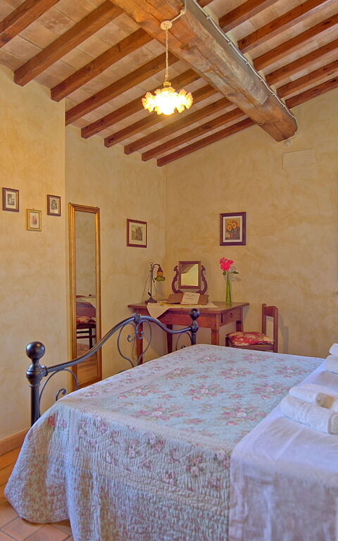 Castelmuzio: slaapkamer