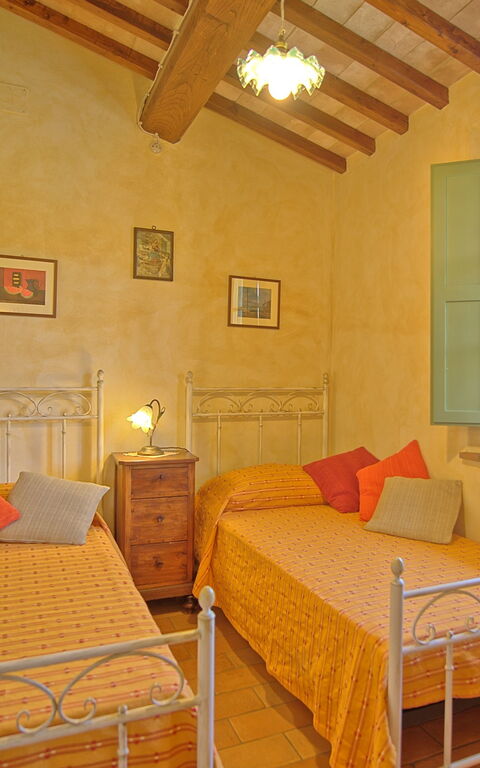 Castelmuzio: slaapkamer