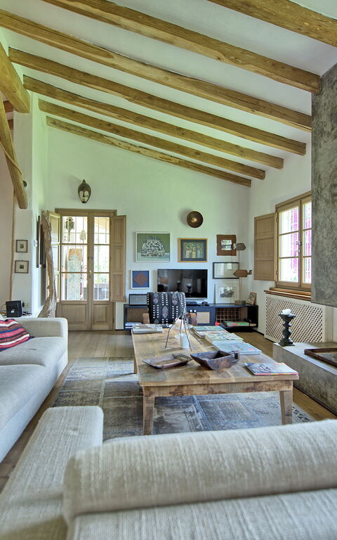 Villa Oliveta: Woonkamer