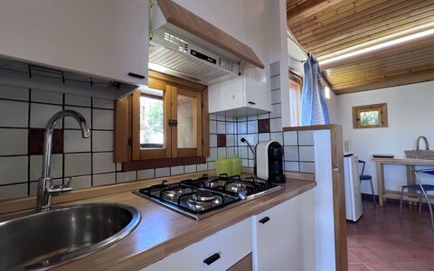 Accommodatie Castellammare 1: Keuken, Woonkamer