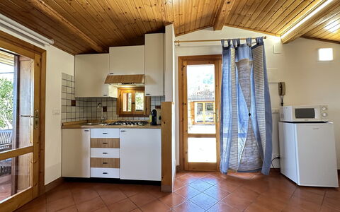 Accommodatie Castellammare 1: Keuken, Woonkamer