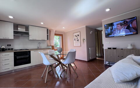 Accommodatie Castellammare 2: Keuken, Woonkamer
