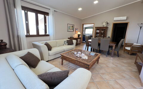 Accommodatie Castellammare 3: Woonkamer