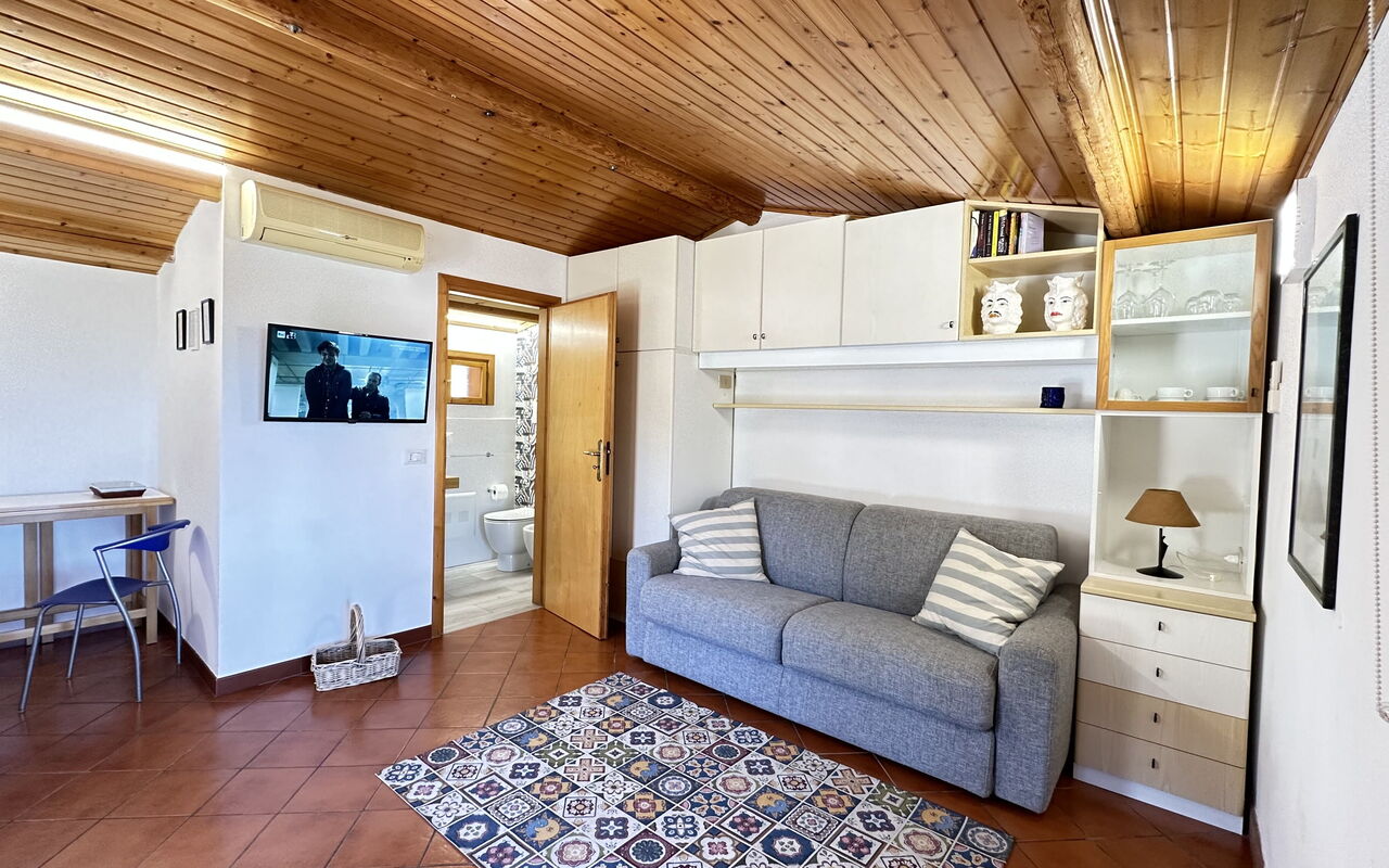 Accommodatie Castellammare 1: Keuken, Woonkamer