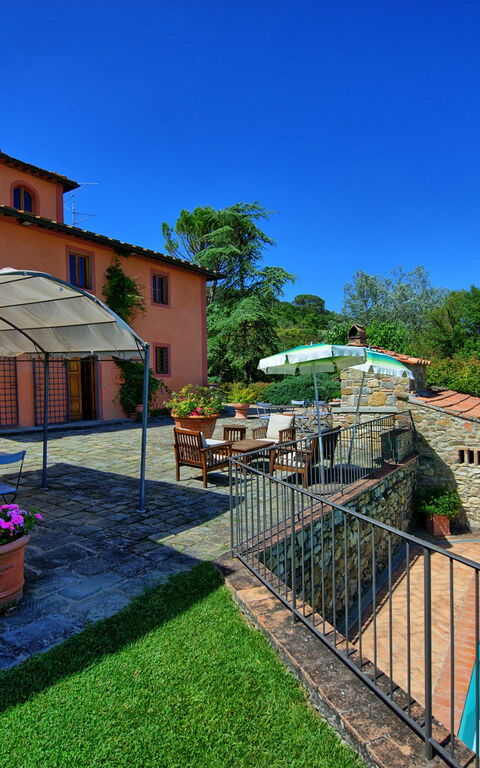 Casa Scopeti: Buitenkanten, Tuin, zwembad