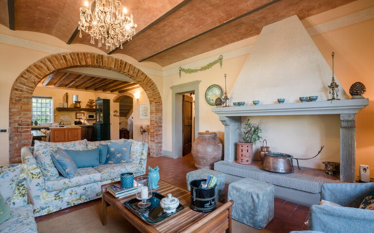 Villa Fontine: Woonkamer