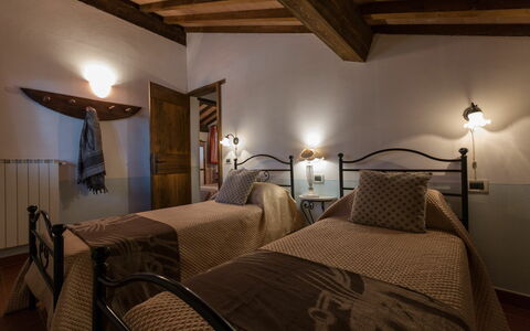 Accommodatie Montelopio 6: slaapkamer