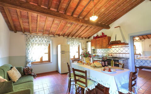 Accommodatie Montelopio 4: Keuken, Lunchroom