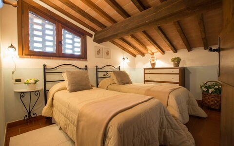 Accommodatie Montelopio 5: slaapkamer