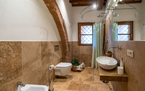 Accommodatie Montelopio 3: Badkamer