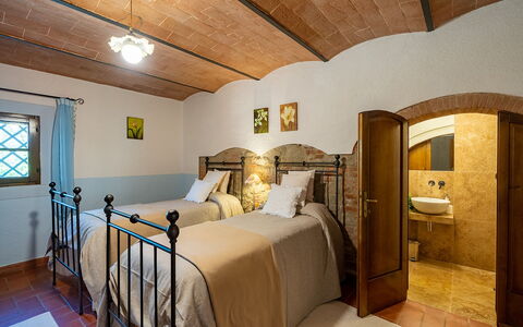 Accommodatie Montelopio 3: slaapkamer