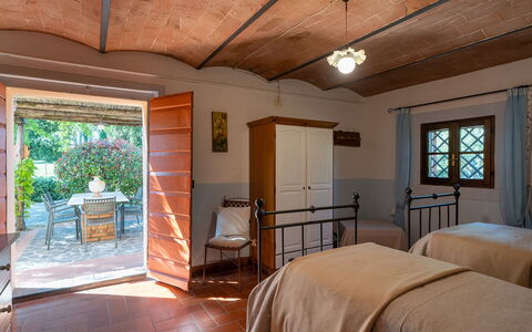 Accommodatie Montelopio 3: slaapkamer