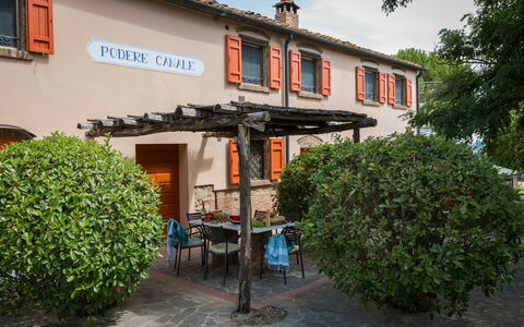 Accommodatie Montelopio 3: Buitenshuis