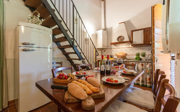 Accommodatie Montelopio 5: Keuken, Lunchroom, Woonkamer