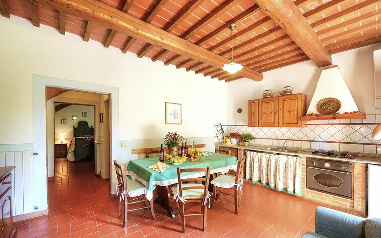 Accommodatie Montelopio 3: Keuken, Lunchroom, Woonkamer