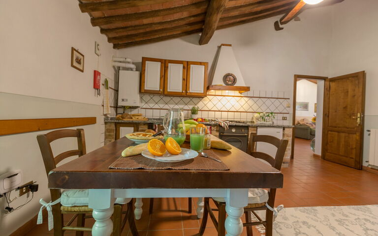 Accommodatie Montelopio 8: Keuken, Lunchroom, Woonkamer