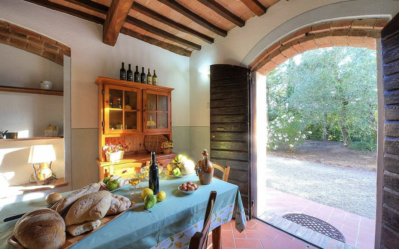 Accommodatie Montelopio 2: Keuken, Lunchroom, Woonkamer