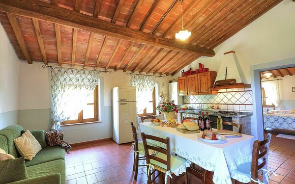 Accommodatie Montelopio 4: Keuken, Lunchroom