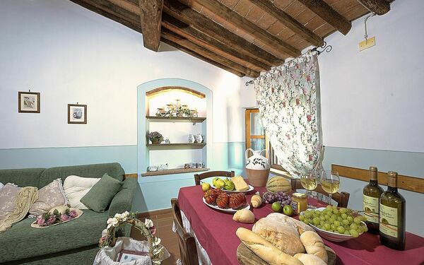 Accommodatie Montelopio 8: Keuken, Lunchroom, Woonkamer