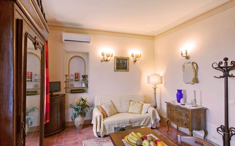 Accommodatie Santo Agostino Belvedere: Woonkamer