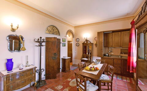 Accommodatie Santo Agostino Belvedere: Keuken, Lunchroom, Woonkamer