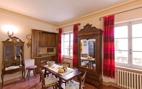 Accommodatie Santo Agostino Belvedere: Keuken, Woonkamer