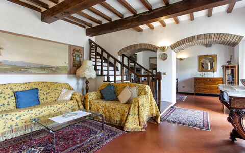 Accommodatie Villa Vittoria: Woonkamer