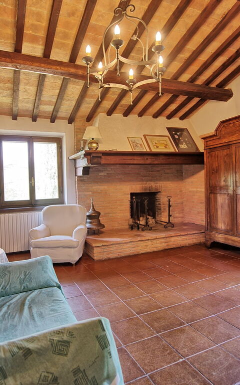 Casale Giulio: Woonkamer