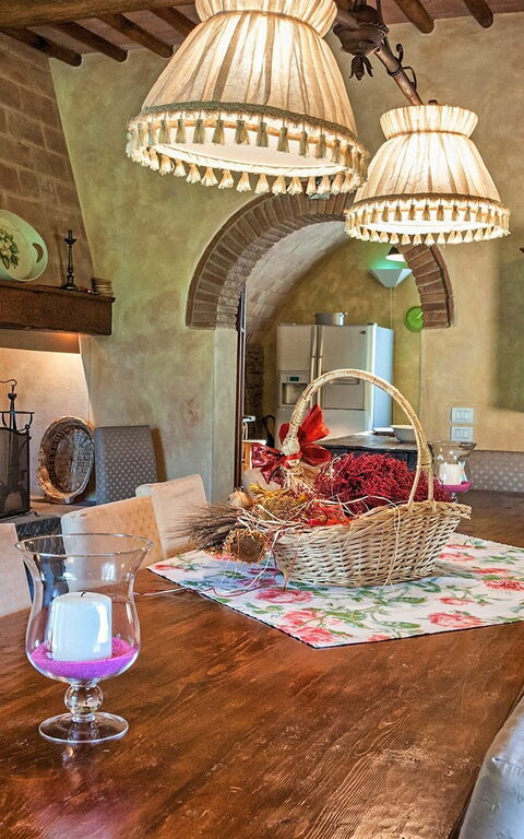 Villa Petrognano: Woonkamer