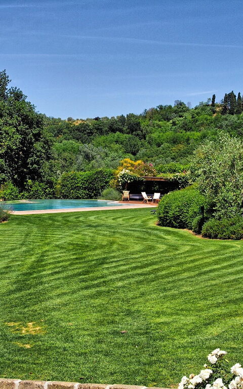 Villa Petrognano: Buitenshuis, Keer bekeken, Tuin, zwembad