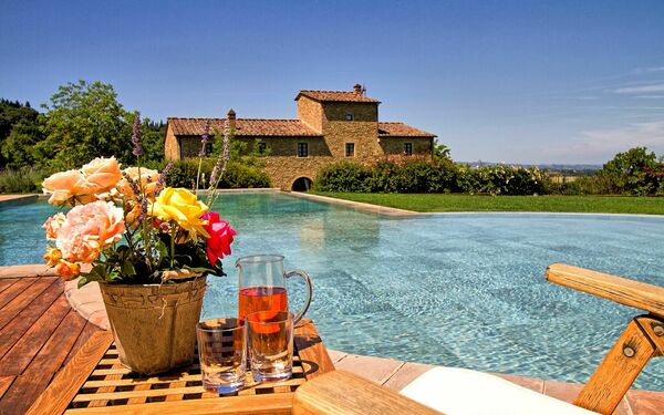 Villa Petrognano: zwembad