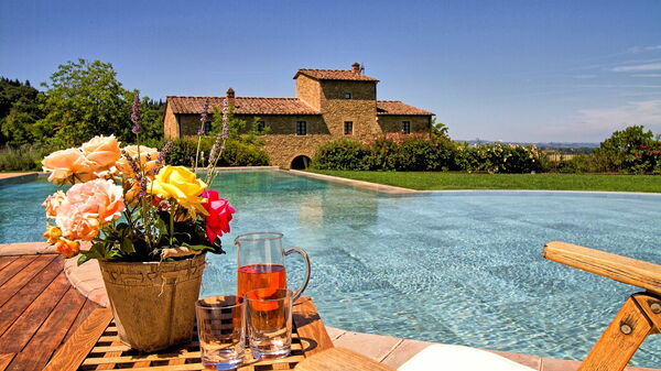 Villa Petrognano: zwembad