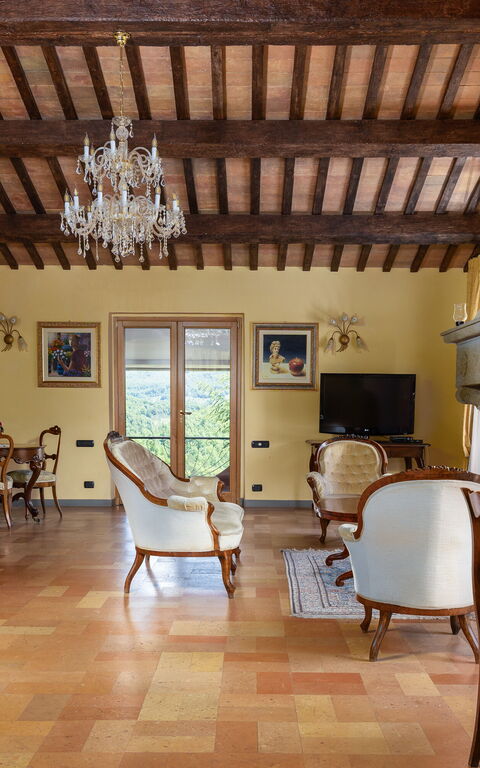 Villa Contessa: Woonkamer