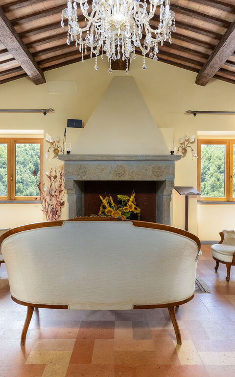Villa Contessa: Woonkamer