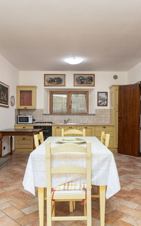 Villa Contessa: Keuken, Lunchroom