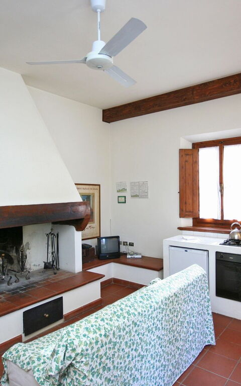 Il Frantoio: Keuken, Woonkamer