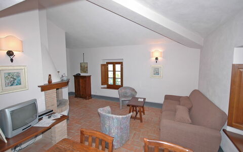 Accommodatie Fornacino 2: Keuken, Lunchroom, Woonkamer