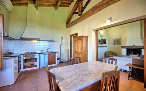 Accommodatie Fornacino 1: Keuken, Lunchroom