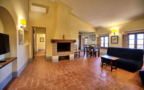 Accommodatie Fornacino 3: Woonkamer