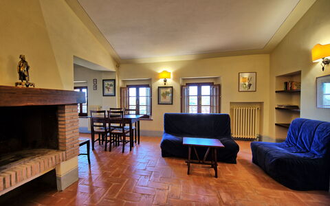 Accommodatie Fornacino 3: Woonkamer