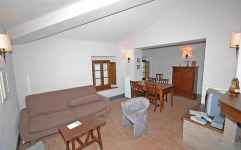 Accommodatie Fornacino 2: Keuken, Lunchroom, Woonkamer