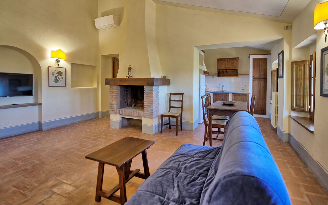 Accommodatie Fornacino 3: Keuken, Woonkamer